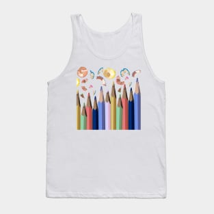 Colorful Pencils Tank Top